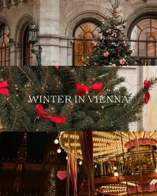 Planning your Vienna winter escape? ❄️Save this for your next winter stay at SO/ Vienna. #SOVienna #WinterInVienna #ViennaChristmas
