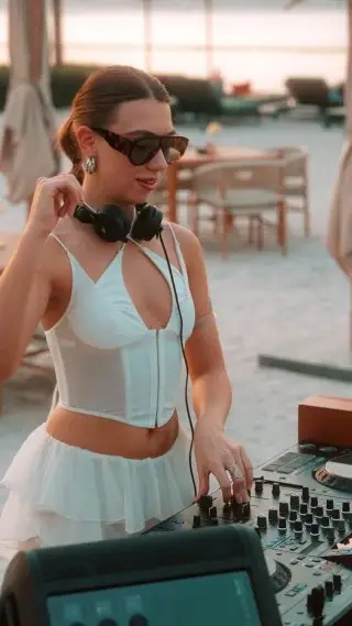 Catch the sunset and stay for SO/ Beats. #SORasAlKhaimah #sunsetvibes #beatmusic